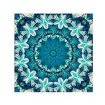 Kaleidoscope Mandala Ornament Square Satin Scarf (30  x 30 ) Front