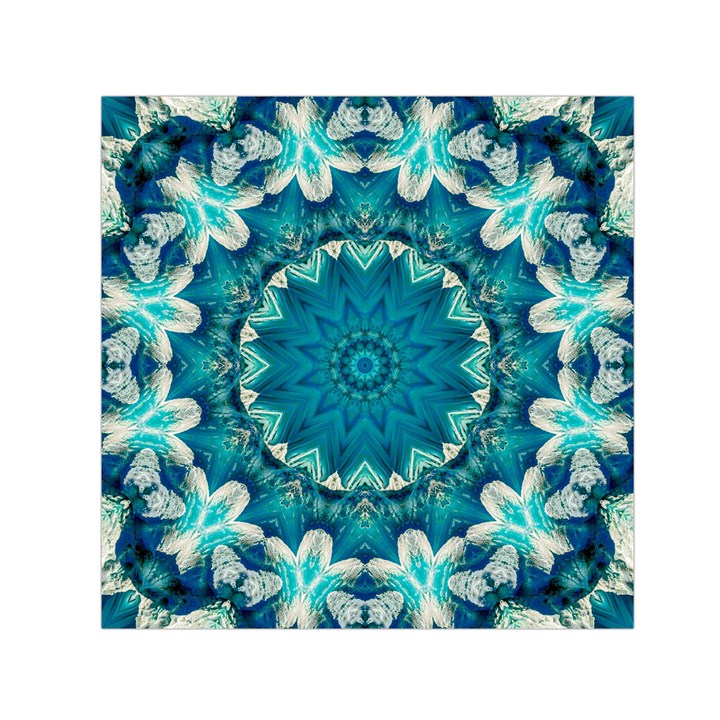 Kaleidoscope Mandala Ornament Square Satin Scarf (30  x 30 )