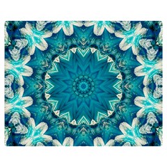 Kaleidoscope Mandala Ornament Premium Plush Fleece Blanket (medium)