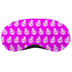 Ladybug Vector Geometric Tile Pattern Sleeping Mask by GardenOfOphir