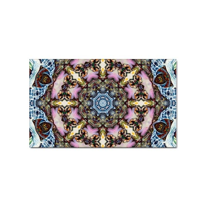 Abstract Kaleidoscope Digital Sticker (Rectangular)