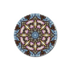 Abstract Kaleidoscope Digital Magnet 3  (round)