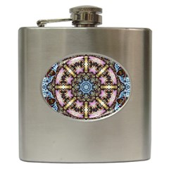 Abstract Kaleidoscope Digital Hip Flask (6 Oz)