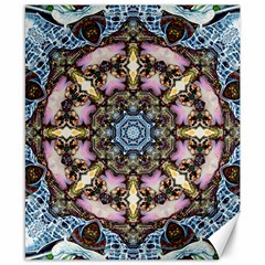 Abstract Kaleidoscope Digital Canvas 8  X 10 