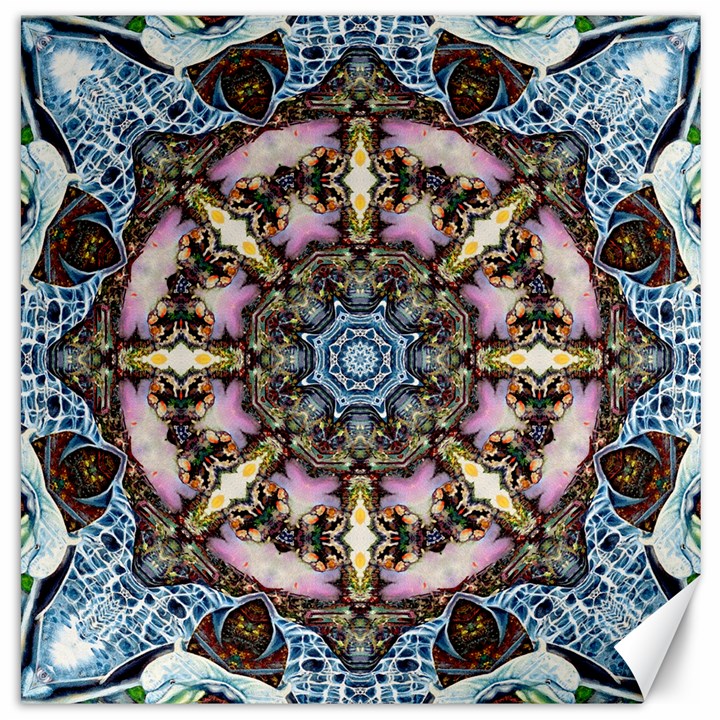 Abstract Kaleidoscope Digital Canvas 12  x 12 