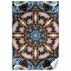 Abstract Kaleidoscope Digital Canvas 12  X 18 