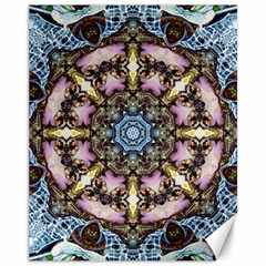 Abstract Kaleidoscope Digital Canvas 11  X 14  by Jancukart