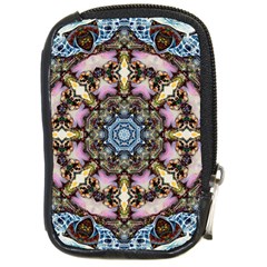 Abstract Kaleidoscope Digital Compact Camera Leather Case