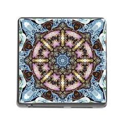 Abstract Kaleidoscope Digital Memory Card Reader (square 5 Slot) by Jancukart