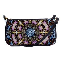 Abstract Kaleidoscope Digital Shoulder Clutch Bag