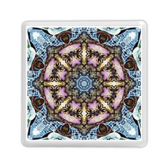 Abstract Kaleidoscope Digital Memory Card Reader (square) by Jancukart