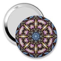 Abstract Kaleidoscope Digital 3  Handbag Mirrors