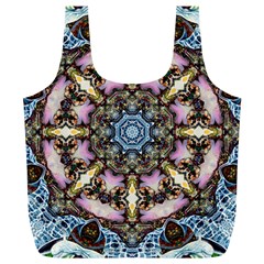 Abstract Kaleidoscope Digital Full Print Recycle Bag (xl)