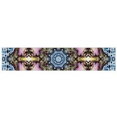 Abstract Kaleidoscope Digital Small Premium Plush Fleece Scarf