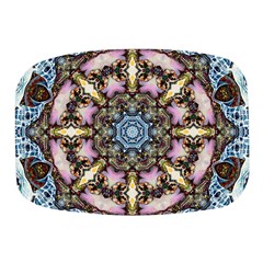 Abstract Kaleidoscope Digital Mini Square Pill Box