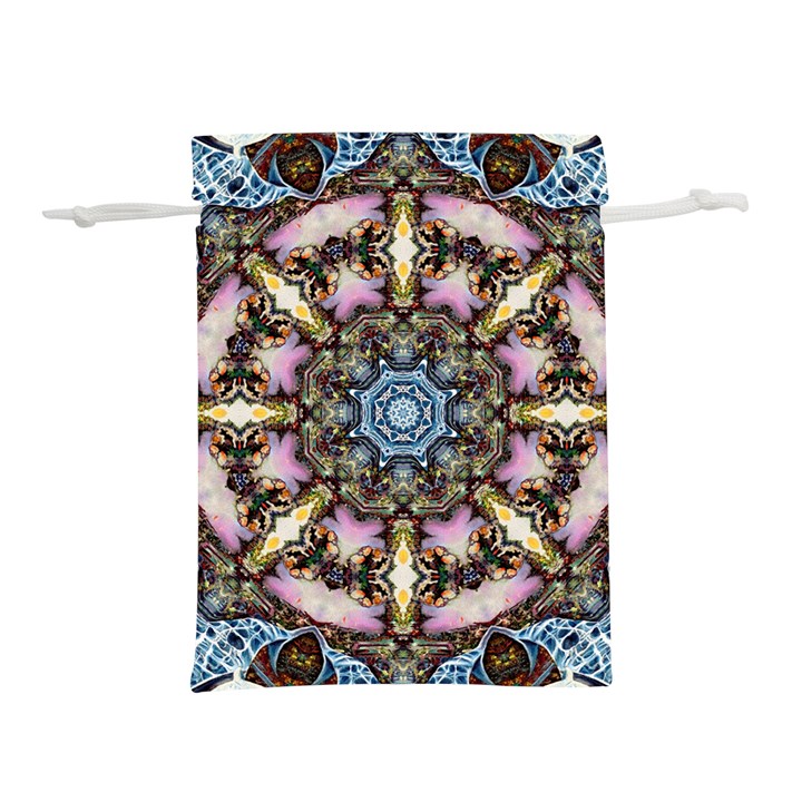 Abstract Kaleidoscope Digital Lightweight Drawstring Pouch (S)