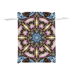 Abstract Kaleidoscope Digital Lightweight Drawstring Pouch (m) by Jancukart