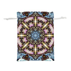 Abstract Kaleidoscope Digital Lightweight Drawstring Pouch (l) by Jancukart