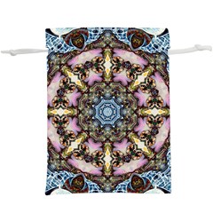 Abstract Kaleidoscope Digital Lightweight Drawstring Pouch (xl) by Jancukart