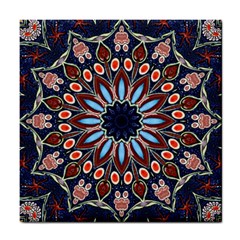 Abstract Kaleidoscope Digital Tile Coaster