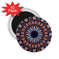 Abstract Kaleidoscope Digital 2 25  Magnets (10 Pack) 