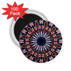 Abstract Kaleidoscope Digital 2 25  Magnets (100 Pack) 