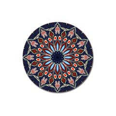 Abstract Kaleidoscope Digital Magnet 3  (round)