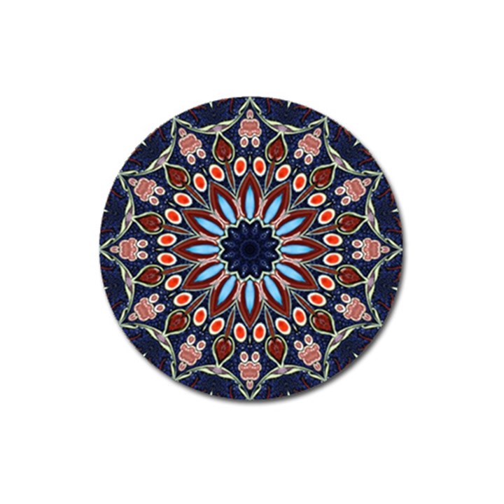 Abstract Kaleidoscope Digital Magnet 3  (Round)