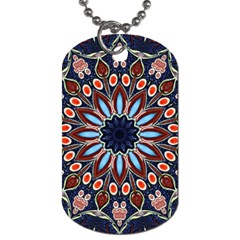 Abstract Kaleidoscope Digital Dog Tag (two Sides)