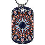 Abstract Kaleidoscope Digital Dog Tag (Two Sides) Front