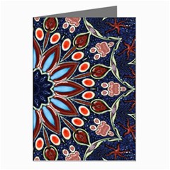 Abstract Kaleidoscope Digital Greeting Cards (pkg Of 8)