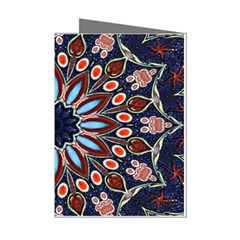 Abstract Kaleidoscope Digital Mini Greeting Cards (pkg Of 8)