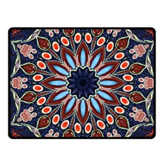 Abstract Kaleidoscope Digital Fleece Blanket (small)