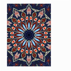 Abstract Kaleidoscope Digital Large Garden Flag (two Sides)