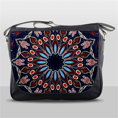 Abstract Kaleidoscope Digital Messenger Bag by Jancukart