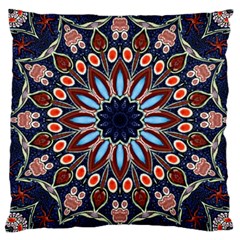 Abstract Kaleidoscope Digital Large Cushion Case (one Side)