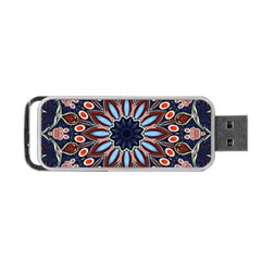 Abstract Kaleidoscope Digital Portable Usb Flash (one Side)