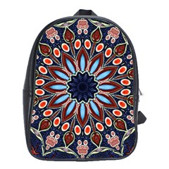 Abstract Kaleidoscope Digital School Bag (xl)