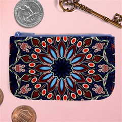 Abstract Kaleidoscope Digital Large Coin Purse by Jancukart