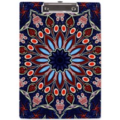 Abstract Kaleidoscope Digital A4 Acrylic Clipboard by Jancukart