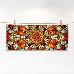 Kaleidoscope Floral Pattern Rosette Hand Towel