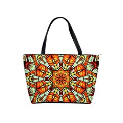 Kaleidoscope Floral Pattern Rosette Classic Shoulder Handbag