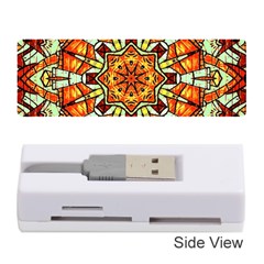 Kaleidoscope Floral Pattern Rosette Memory Card Reader (stick)