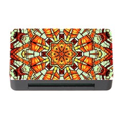 Kaleidoscope Floral Pattern Rosette Memory Card Reader With Cf by Jancukart