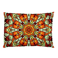 Kaleidoscope Floral Pattern Rosette Pillow Case (two Sides)