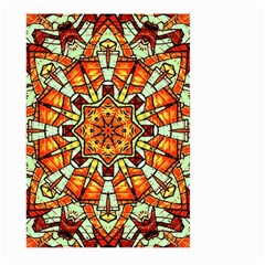 Kaleidoscope Floral Pattern Rosette Large Garden Flag (two Sides)