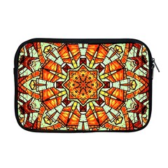 Kaleidoscope Floral Pattern Rosette Apple Macbook Pro 17  Zipper Case