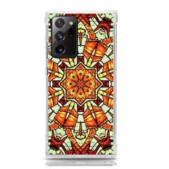 Kaleidoscope Floral Pattern Rosette Samsung Galaxy Note 20 Ultra Tpu Uv Case