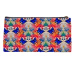 Butterflies Blue Pattern Girly Pencil Case Back