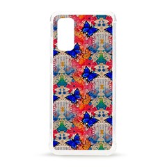 Butterflies Blue Pattern Girly Samsung Galaxy S20 6 2 Inch Tpu Uv Case